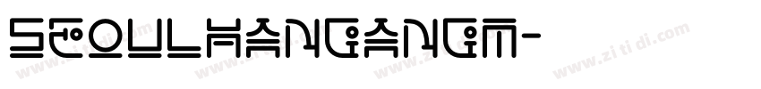 SeoulHangangm字体转换