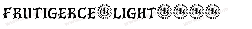 FrutigerCE-Light字体转换