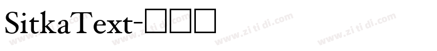 SitkaText字体转换