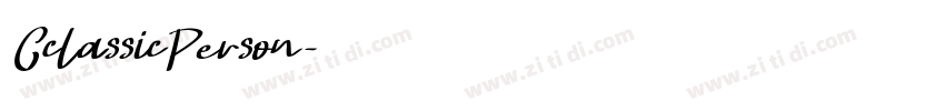 CclassicPerson字体转换