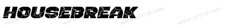 Housebreak字体转换