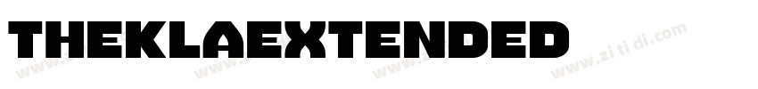 TheklaExtended字体转换