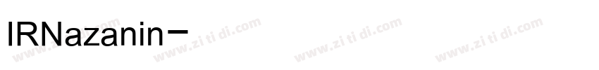 IRNazanin字体转换