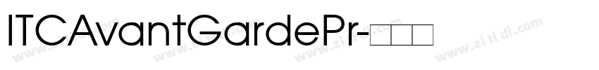 ITCAvantGardePr字体转换