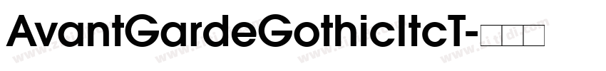 AvantGardeGothicItcT字体转换
