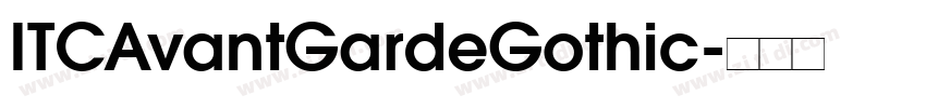 ITCAvantGardeGothic字体转换