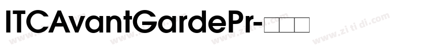 ITCAvantGardePr字体转换