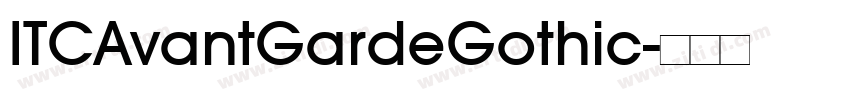 ITCAvantGardeGothic字体转换
