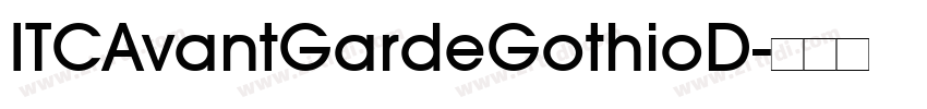 ITCAvantGardeGothioD字体转换 ITCAvantGardeGothioD字体转换