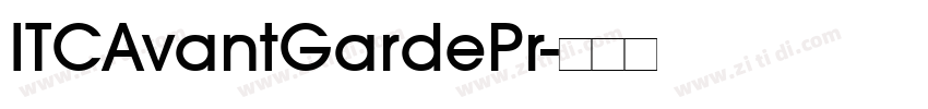 ITCAvantGardePr字体转换
