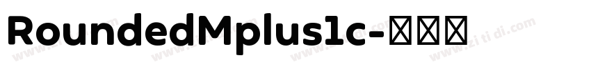 RoundedMplus1c字体转换