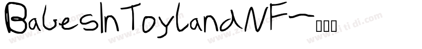 BabesInToylandNF字体转换