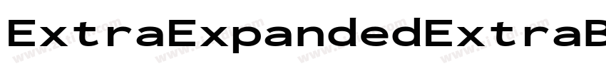 ExtraExpandedExtraBo字体转换