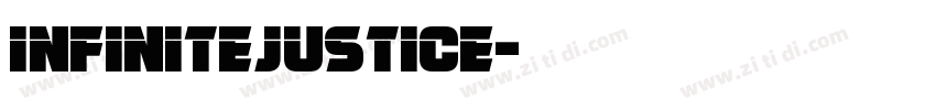 InfiniteJustice字体转换