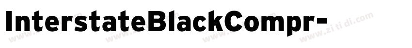 InterstateBlackCompr字体转换