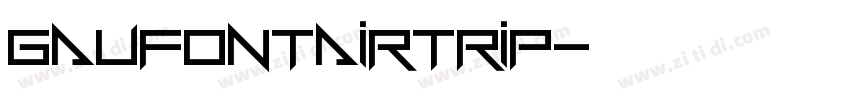GauFontAirTrip字体转换