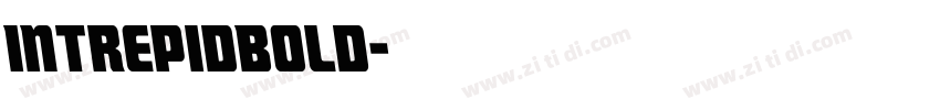 IntrepidBold字体转换