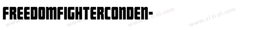 FreedomFighterConden字体转换