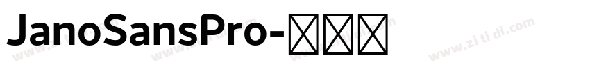 JanoSansPro字体转换