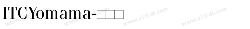 ITCYomama字体转换