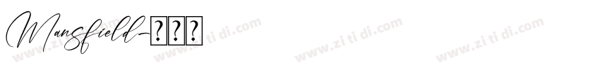 Mansfield字体转换