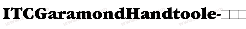 ITCGaramondHandtoole字体转换