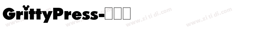 GrittyPress字体转换