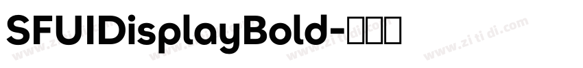 SFUIDisplayBold字体转换