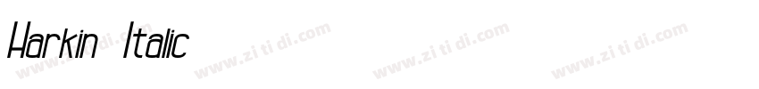 Harkin-Italic字体转换