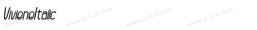 VivieneItalic字体转换