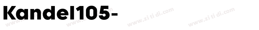 Kandel105字体转换