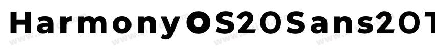 HarmonyOS20Sans20TC20Th字体转换