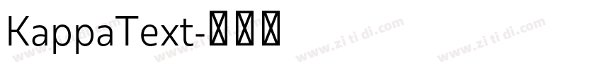 KappaText字体转换