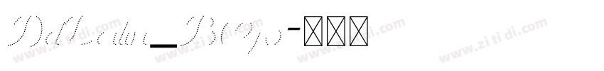 DotLatin_B02f5字体转换
