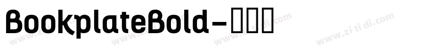 BookplateBold字体转换