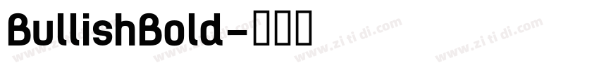 BullishBold字体转换