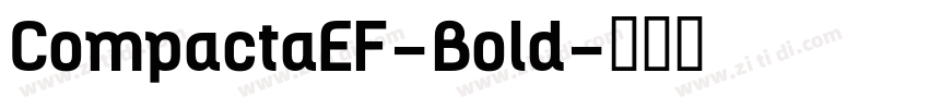 CompactaEF-Bold字体转换