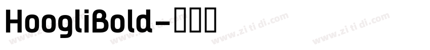 HoogliBold字体转换