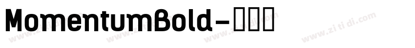 MomentumBold字体转换