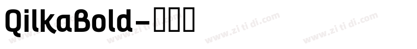 QilkaBold字体转换