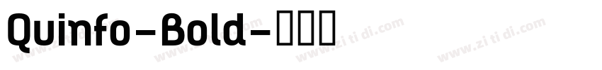 Quinfo-Bold字体转换