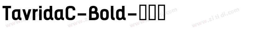 TavridaC-Bold字体转换