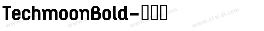 TechmoonBold字体转换