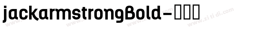 jackarmstrongBold字体转换