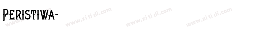 Peristiwa字体转换