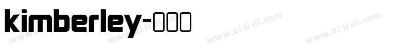 kimberley字体转换
