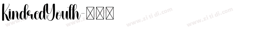 KindredYouth字体转换