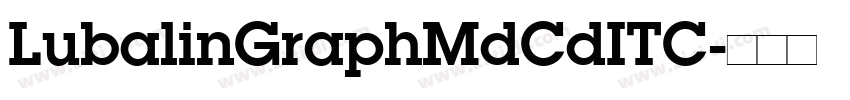 LubalinGraphMdCdITC字体转换