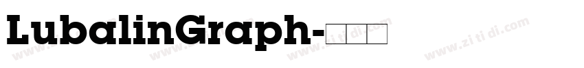 LubalinGraph字体转换