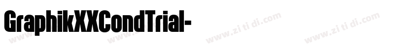GraphikXXCondTrial字体转换